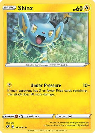 Shinx - 60/192 [SWSH02: Rebel Clash]