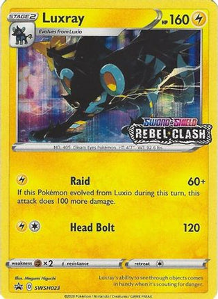 Luxray - SWSH023 (Prerelease) - SWSH023/null [SWSH: Sword & Shield Promo Cards] Holofoil