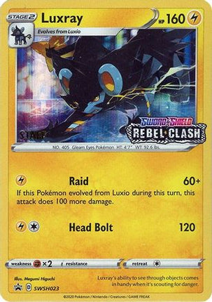 Luxray - SWSH023 (Prerelease) [Staff] - null/null [SWSH: Sword & Shield Promo Cards] Holofoil