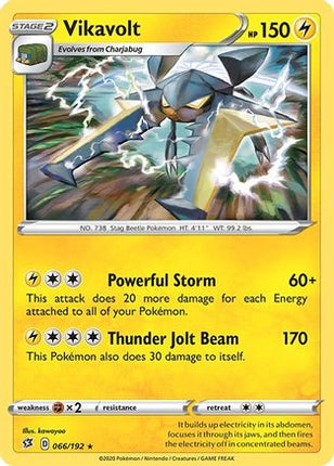 Vikavolt - 66/192 [SWSH02: Rebel Clash] Holofoil