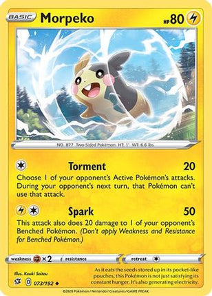 Morpeko - 73/192 [SWSH02: Rebel Clash] Reverse Holofoil