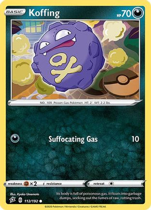 Koffing - 112/192 [SWSH02: Rebel Clash] Reverse Holofoil