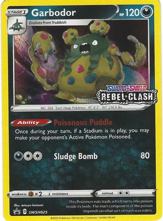 Garbodor - SWSH025 (Prerelease) - null/null [SWSH: Sword & Shield Promo Cards] Holofoil