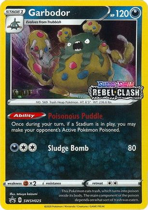 Garbodor - SWSH025 (Prerelease) [Staff] - null/null [SWSH: Sword & Shield Promo Cards] Holofoil