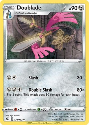 Doublade - 134/192 [SWSH02: Rebel Clash] Reverse Holofoil