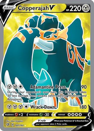 Copperajah V (Full Art) - 187/192 [SWSH02: Rebel Clash] Holofoil