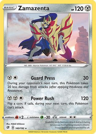 Zamazenta - 140/192 [SWSH02: Rebel Clash] Reverse Holofoil