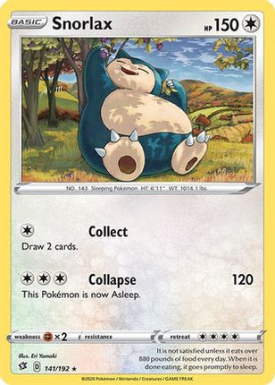 Snorlax - 141/192 [SWSH02: Rebel Clash]