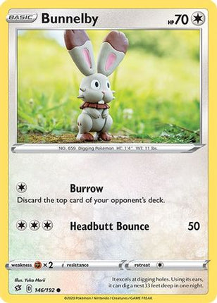 Bunnelby - 146/192 [SWSH02: Rebel Clash]