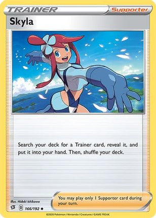 Skyla - 166/192 [SWSH02: Rebel Clash] Reverse Holofoil