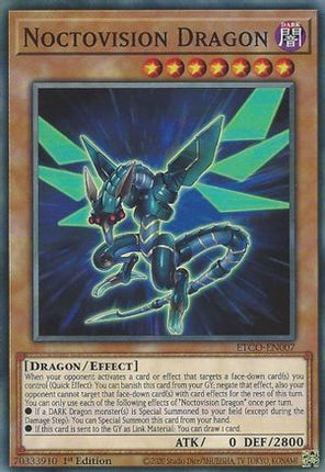 Noctovision Dragon (Common / Short Print) [ETCO-EN007] 1st Edition