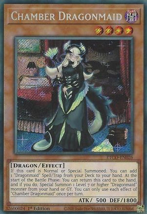 Chamber Dragonmaid (Secret Rare) [ETCO-EN026] 1st Edition