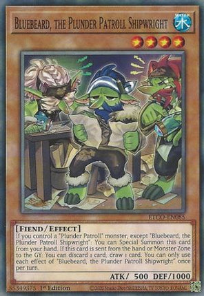 Bluebeard, the Plunder Patroll Shipwright (Common / Short Print) [ETCO-EN085] 1st Edition