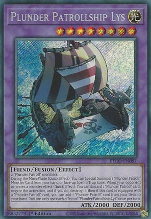 Plunder Patrollship Lys (Secret Rare) [ETCO-EN087] 1st Edition