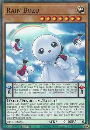 Rain Bozu (Common / Short Print) [ETCO-EN093] 1st Edition