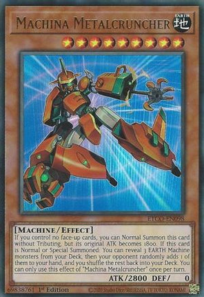 Machina Metalcruncher (Ultra Rare) [ETCO-EN098] 1st Edition