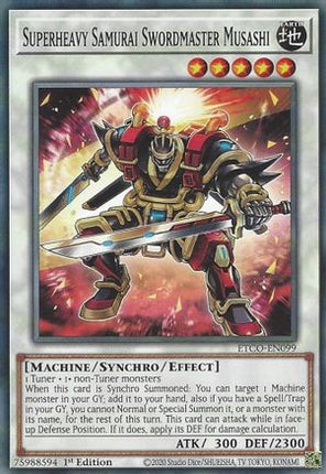 Superheavy Samurai Swordmaster Musashi (Common / Short Print) [ETCO-EN099] 1st Edition