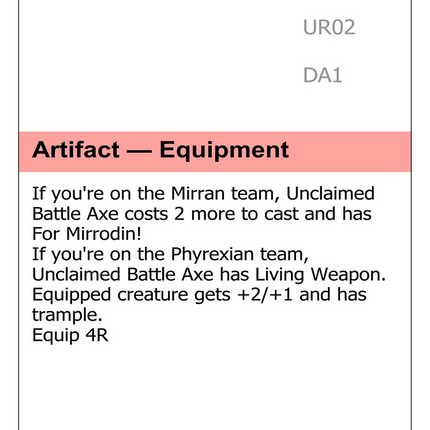 Unclaimed Battle Axe [Unknown Event]