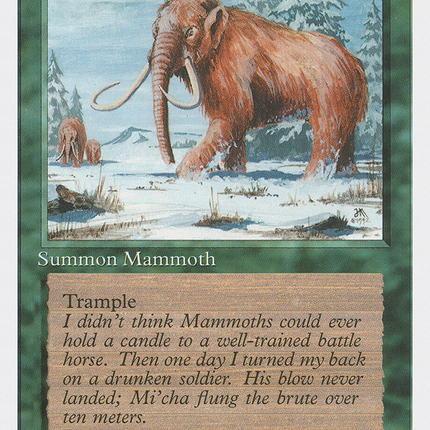 War Mammoth [Fourth Edition]