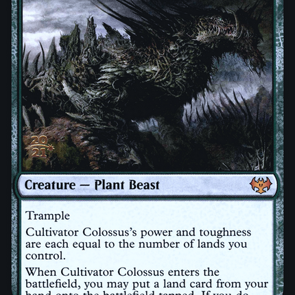 Cultivator Colossus [Innistrad: Crimson Vow Promos] Prerelease Foil