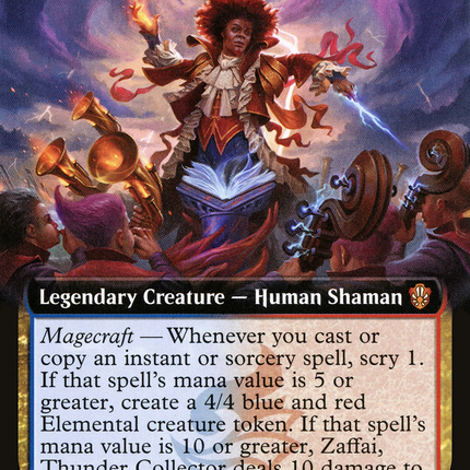 Zaffai, Thunder Conductor (Extended Art) [Commander 2021]