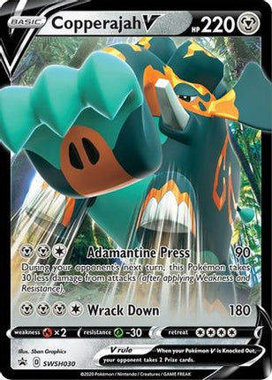 Copperajah V - SWSH030 - SWSH030/null [SWSH: Sword & Shield Promo Cards] Holofoil