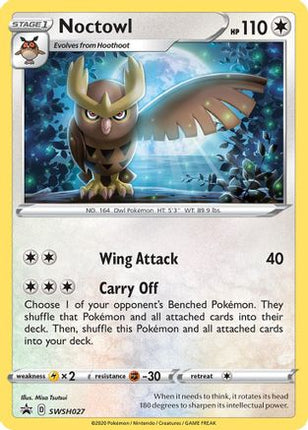 Noctowl - SWSH027 - null/null [SWSH: Sword & Shield Promo Cards] Holofoil