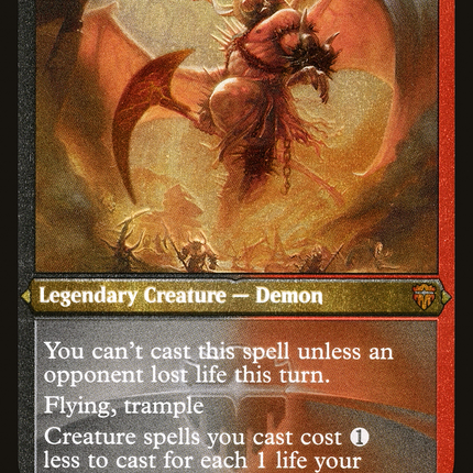 Rakdos, Lord of Riots [Commander Legends] Etched Foil