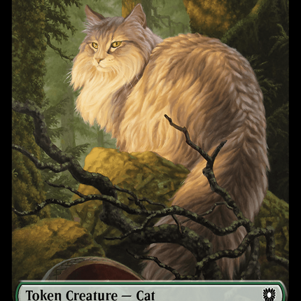 Cat [Bloomburrow Commander Tokens] Foil