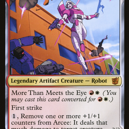 Arcee, Sharpshooter // Arcee, Acrobatic Coupe [Transformers]