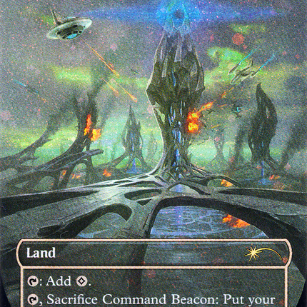 Command Beacon (Borderless) [Secret Lair Drop] Galaxy Foil