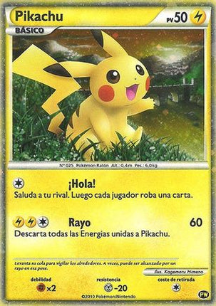 Pikachu (Spanish) - PW 4/null [Pikachu World Collection Promos] Holofoil