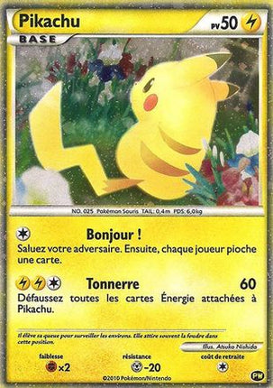 Pikachu (French) - PW 7/null [Pikachu World Collection Promos] Holofoil