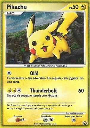 Pikachu (Portuguese) - PW 9/null [Pikachu World Collection Promos] Holofoil