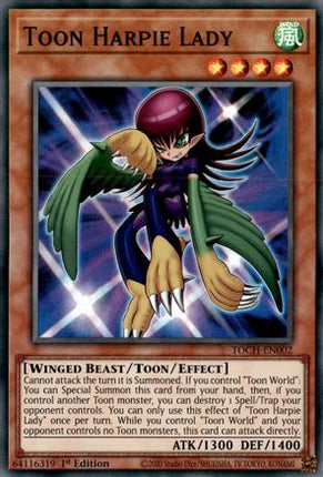 Toon Harpie Lady (Super Rare) [TOCH-EN002] Unlimited