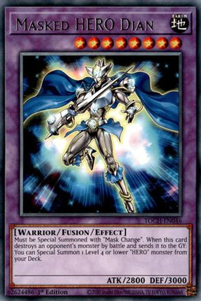 Masked HERO Dian (Rare) [TOCH-EN046] 1st Edition