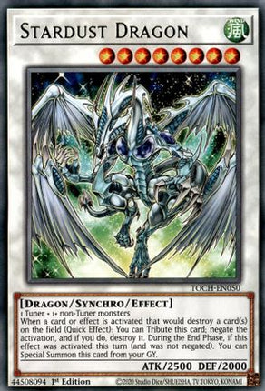 Stardust Dragon (Rare) [TOCH-EN050] 1st Edition