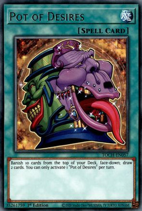 Pot of Desires (Rare) [TOCH-EN057] Unlimited