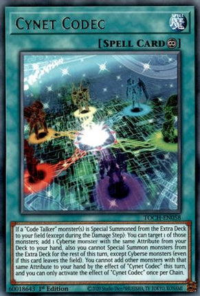 Cynet Codec (Rare) [TOCH-EN058] 1st Edition