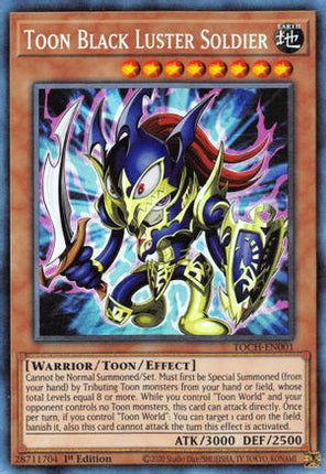 Toon Black Luster Soldier (CR) (Collector's Rare) [TOCH-EN001] 1st Edition
