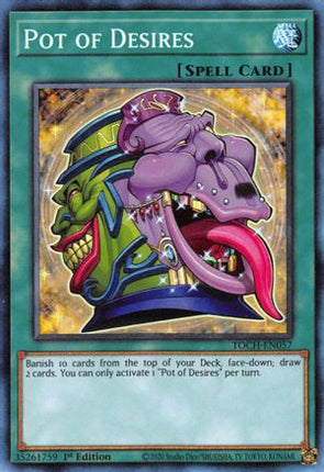 Pot of Desires (CR) (Collector's Rare) [TOCH-EN057] Unlimited