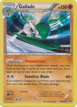 Gallade - 84/162 (Cosmos Holo) [Blister Exclusives] Holofoil