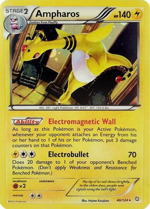 Ampharos - 40/124 (Cosmos Holo) [Blister Exclusives] Holofoil