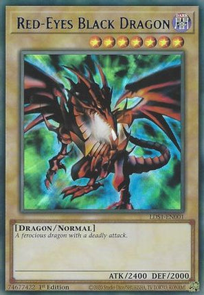 Red-Eyes Black Dragon (Blue) (Ultra Rare) [LDS1-EN001] 1st Edition
