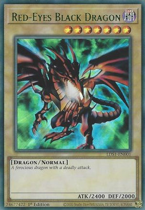 Red-Eyes Black Dragon (Green) (Ultra Rare) [LDS1-EN001] 1st Edition