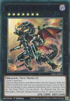 Red-Eyes Flare Metal Dragon (Blue) (Ultra Rare) [LDS1-EN015] 1st Edition