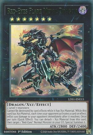 Red-Eyes Flare Metal Dragon (Green) (Ultra Rare) [LDS1-EN015] 1st Edition