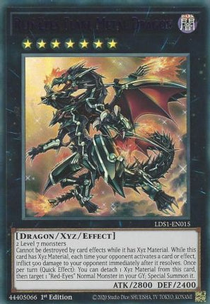 Red-Eyes Flare Metal Dragon (Purple) (Ultra Rare) [LDS1-EN015] 1st Edition