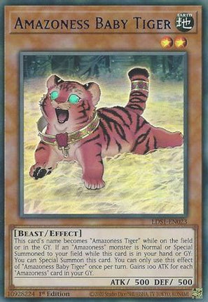 Amazoness Baby Tiger (Blue) (Ultra Rare) [LDS1-EN023] 1st Edition