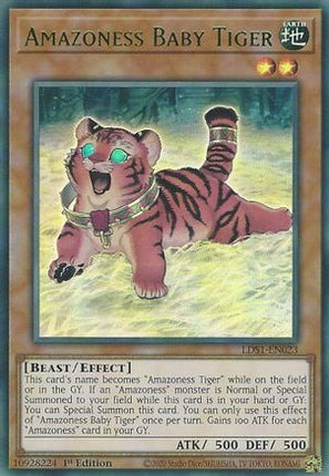 Amazoness Baby Tiger (Green) (Ultra Rare) [LDS1-EN023] 1st Edition